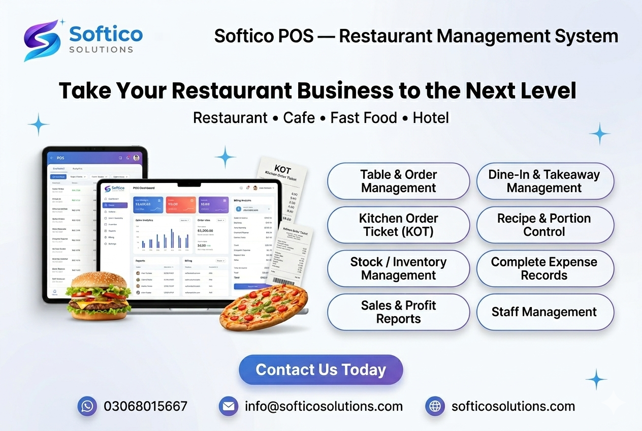 Smart POS Solution for Restaurants & Cafes