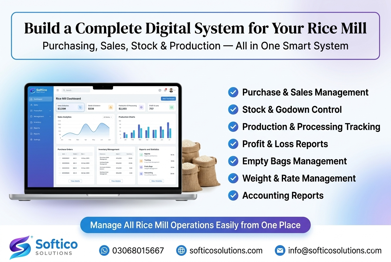 Smart ERP Solution for Rice Mills